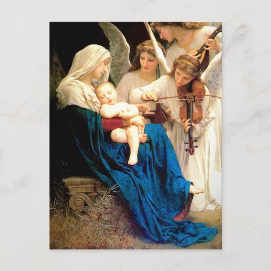 Madonna et l'enfant avec les anges Carte postale d (Devant)