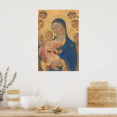 Madonna et l'enfant - Poster d'art raffiné Sano di (Cuisine)