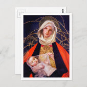 Madonna Holding Child Briefkaart (Voorkant / Achterkant)