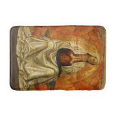 Madonna in Gloria (Maagd Mary Enthroned) Bath Mat (Voorkant)