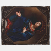 Madonna in Glory by Carlo Dolci Fleece Deken (Voorkant (Horizontaal))