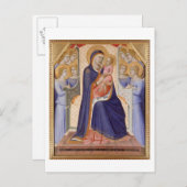 Madonna in Glory, c.1315 (tempera op het paneel) Briefkaart (Voorkant / Achterkant)