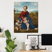 Madonna in Meadow Raphael Sanzio Poster (Thuiskantoor)