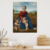 Madonna in Meadow Raphael Sanzio Poster (Keuken)