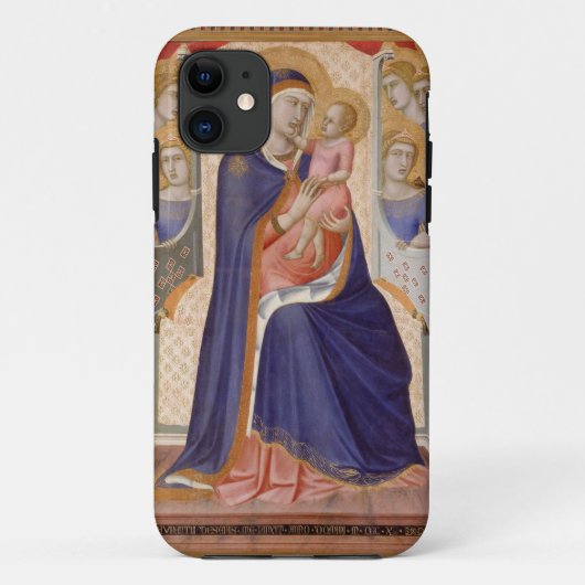 Madonna in verheerlijking, c.1315 (tempera op pane Case-Mate iPhone case (Achterkant)