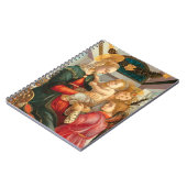 Madonna & Kind met Twee Engelen Sandro Botticelli Notitieboek (Linkerzijde)