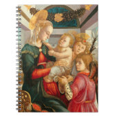 Madonna & Kind met Twee Engelen Sandro Botticelli Notitieboek (Voorkant)