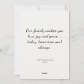 Madonna & kind Religieuze Retro Kerst Feestdagenkaart (Achterkant)