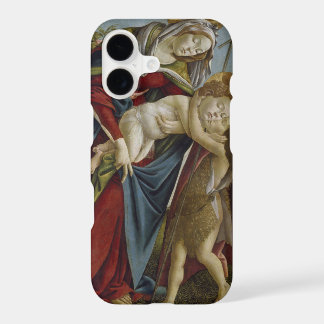 Madonna, Kind, Sint John de Baptist door Botticell