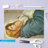 Madonna & Kind Traditionele Religieuze Kerstmis Tissuepapier (Craft)