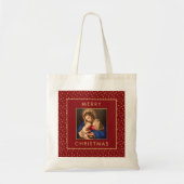 Madonna & Kind Traditionele Religieuze Kerstmis Tote Bag (Voorkant)
