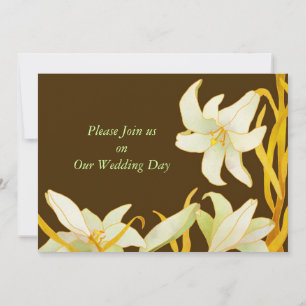 Madonna Lilies Invitations Mariages de automne Bro