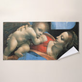 Madonna Litta, Leonardo da Vinci, 1490-1491 Badhanddoek (Badhanddoek)