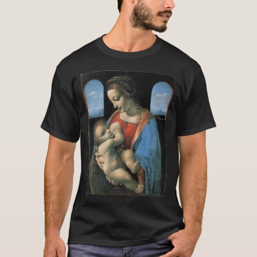 Madonna Litta van Leonardo da Vinci T-shirt (Voorkant)