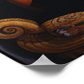 Madonna met Child en Two Angels - Lippi - Poster (Hoek)