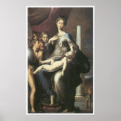 Madonna met de Long Neck, 1534-40 Poster (Voorkant)