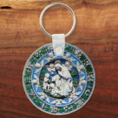 MADONNA MET KIND EN ANGELS SLEUTELHANGER (Voorkant)