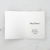 Madonna met Kind en het Gouden Koper van Engelen Feestdagen Kaart (Binnen)