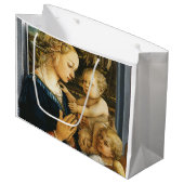 Madonna met kind en twee Angels, Filippo Lippi Groot Cadeauzakje (Voorkant Gekanteld)