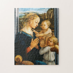 Madonna met kind en twee Angels, Filippo Lippi Legpuzzel