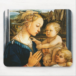 Madonna met kind en twee Angels, Filippo Lippi Muismat