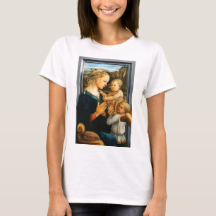 Madonna met kind en twee Angels, Filippo Lippi T-shirt