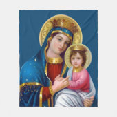 Madonna met Kind Fleece Deken (Voorkant)
