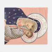 Madonna met kind fleece deken (Voorkant (Horizontaal))