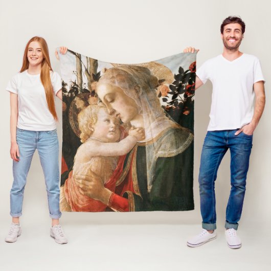 Madonna met Kind Fleece Deken (In situ)