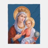 Madonna met Kind Fleece Deken (Voorkant)