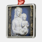 MADONNA MET KIND METALEN ORNAMENT (Links)