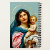 Madonna met Kind Notitieboek (Achterkant)