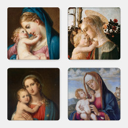 Madonna met Kind Onderzetter Set