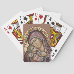 Madonna met Kind Pokerkaarten