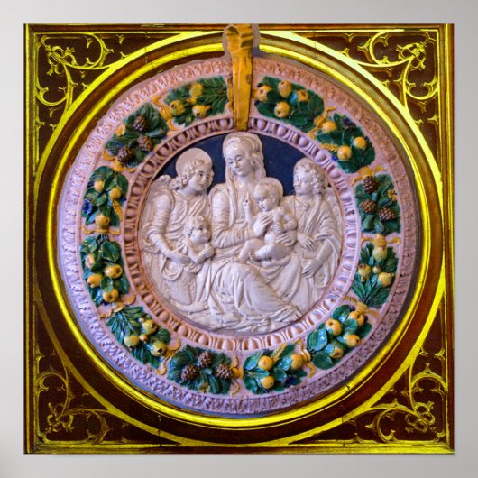 MADONNA MET KINDEREN EN ZUIVEREN POSTER (Voorkant)