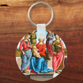 Madonna met Saints en Angels Sleutelhanger (Voorkant)