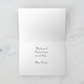 Madonna noir avec la carte de Noël de Jésus (Intérieur)