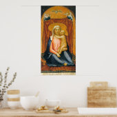 Madonna of Humility - Masaccio Fine Art Poster (Cuisine)