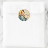 Madonna of the streets - Roberto Ferruzzi Ronde Sticker (Tas)