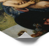 Madonna onder de stamboom, c.1510 poster (Hoek)