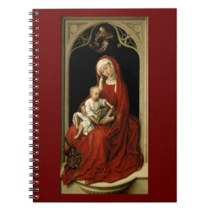 Madonna Receiving Angelic Crown Notitieboek