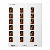 Madonna Recieving Angelic Crown Etiket (Full Sheet)