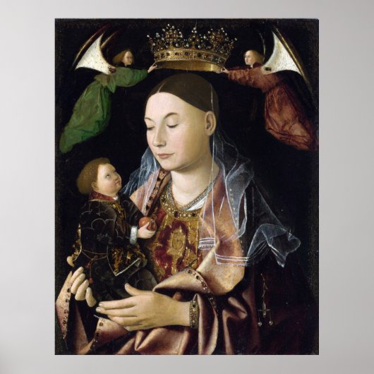 Madonna Salting – Antonello da Messina Poster (Voorkant)