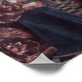 Madonna van bondskanselier Rolin van Eyck - Poster (Hoek)