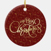 Madonna van Botticelli. kerstcadeau Keramisch Ornament (Achterkant)