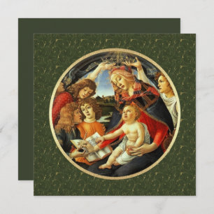 Madonna van Botticelli. Religieuze kerstKaarten Feestdagenkaart