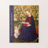 Madonna van de aardbeien (M 058) Legpuzzel (Verticaal)