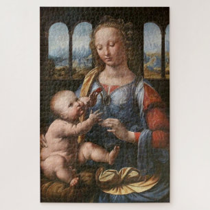 Madonna van de Anjer - Leonardo da Vinci Legpuzzel