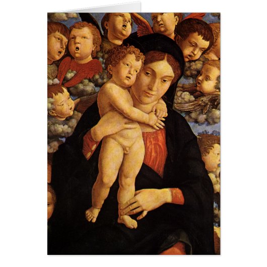 Madonna van de Cherubijnen van Andrea Mantegna (Voorkant)
