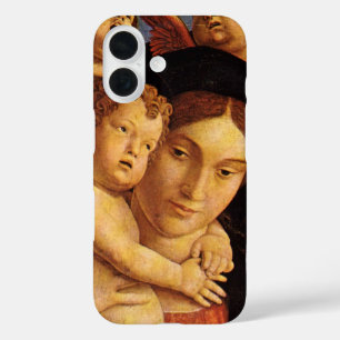 Madonna van de Cherubijnen van Andrea Mantegna iPhone 16 Hoesje